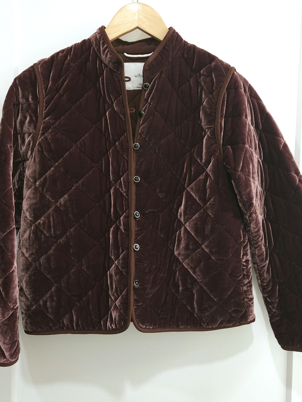 Wilfred Velvet Quilted Jacket - NWT